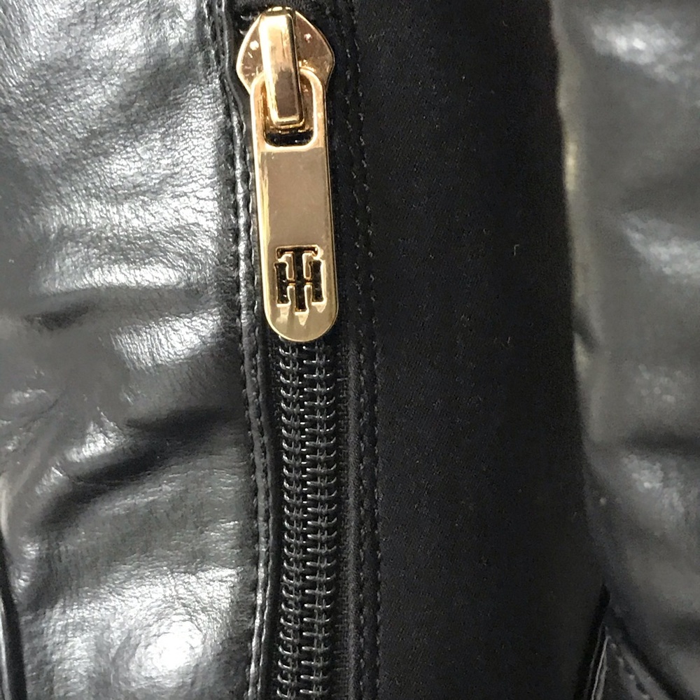 Tommy Hilfiger Tall Riding Boots Size 7 Black - Picture 3 of 8